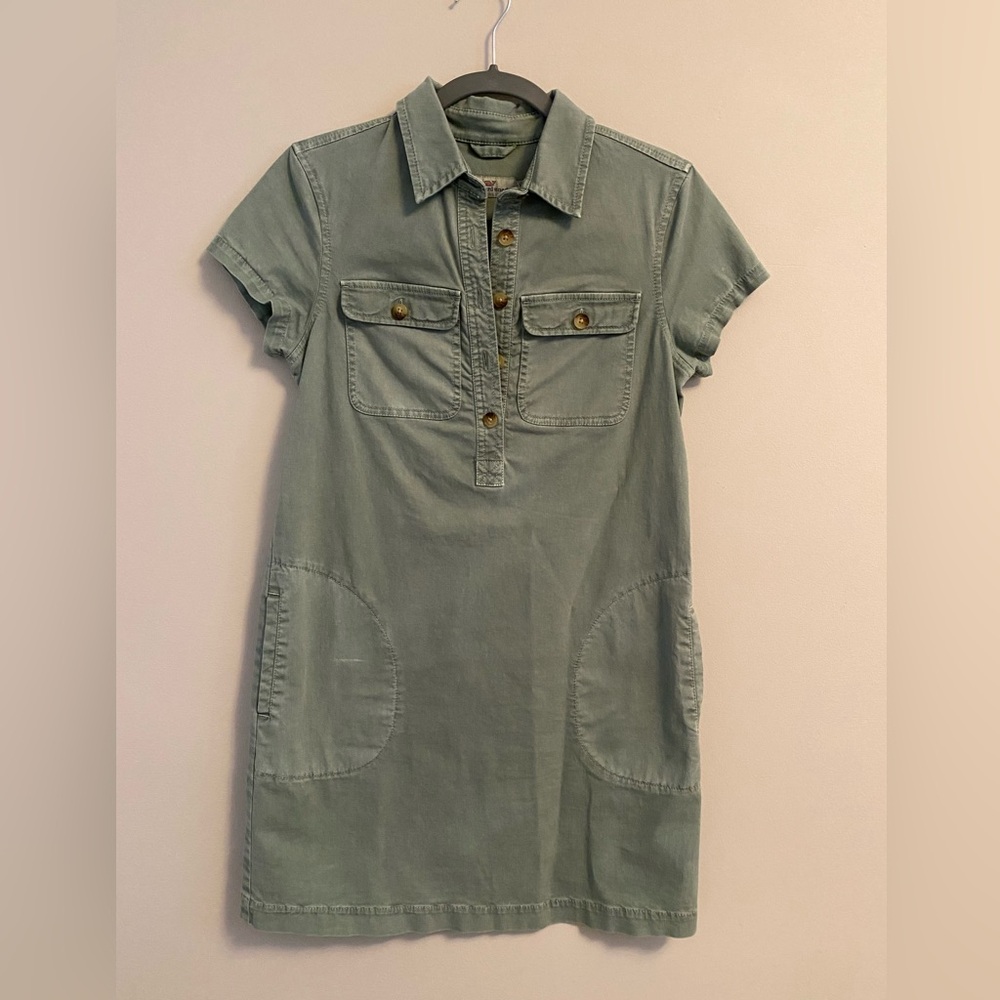 Vineyard Vines - Stretch Shift Dress - Army Green - Size 0